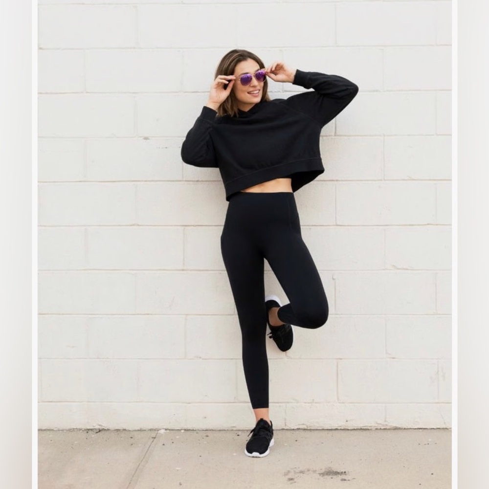 SPANX Every.Wear Active Icon Leggings Black Size M